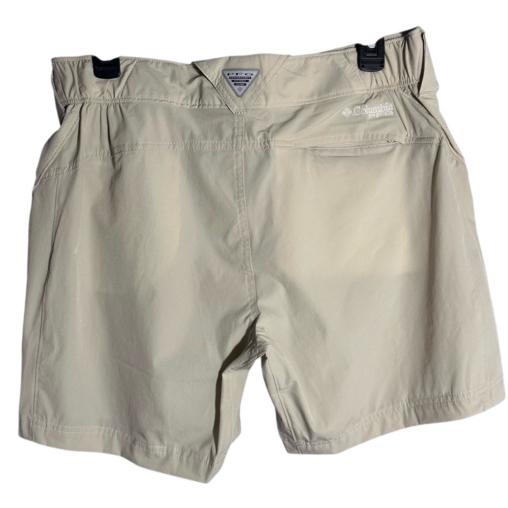 Columbia NWT Coral Point III 7” inseam tan shorts women’s 10 SPF 50 Omni Shade - Picture 5 of 13